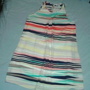 Speechless Swing Dress Stripes Size Small